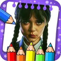 Wednesday Addams Coloring Book