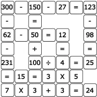 Math Cross Fun: Math Crossword