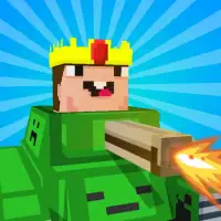 Blocky Tank 3D: noob vs zombie