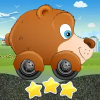 Çocuklar araba yarışı oyunu