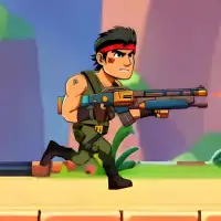 Metal run gun aim 2D shooting