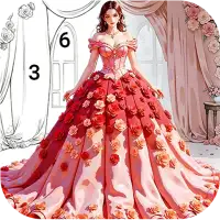 Gown Color - Paint by Number